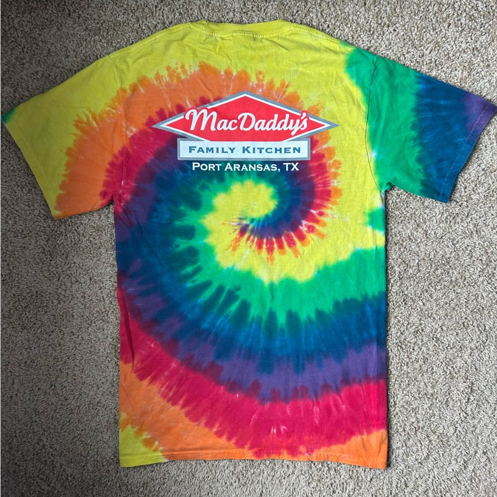 Unisex Mac Daddy Tie Dye Logo T Shirt Size S |A102